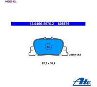 BRAKE PAD SET DISC BRAKE 13.0460-5676.2 FOR TOYOTA 1NZ-FXE 1.5L 4cyl