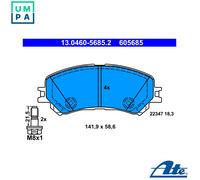 Brake pads 13.0460-5685.2 ATE for RENAULT ESPACE V TALISMAN MEGANE IV Hatchback