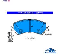 ATE 13.0460-5685.2 Brake Pad Set, disc brake for RENAULT