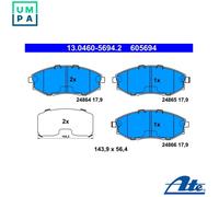 ATE Brake Pad Set 13.0460-5694.2 – Disc Brake for Chevrolet Daewoo 2.0L 6cyl