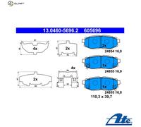 ATE 13.0460-5696.2 Brake pad set