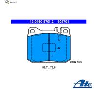 BRAKE PAD SET DISC BRAKE 13.0460-5701.2 FOR VW LT28-50//Platform/Chassis/Van