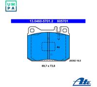 ATE Brake Pad Set 13.0460-5701.2 Disc Brake for VW LT28-50, LT28-35 Bus/Van