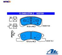 ATE 13.0460-5709.2 Brake pad set