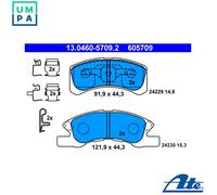 BRAKE PAD SET DISC BRAKE 13.0460-5709.2 FOR MITSUBISHI SPACE/MIRAGE/STAR 1.0L
