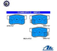 ATE Brake Pads 13.0460-5711.2 for Honda Legend Mk II, Legend Mk II Coupe, Shuttle