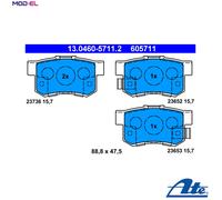 ATE Brake Pads 13.0460-5711.2 for Honda Legend Mk II, Legend Mk II Coupe, Shuttle