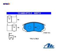 ATE 13.0460-5713.2 Brake pad set