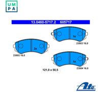 Brake pads 13.0460-5717.2 ATE for NISSAN ALMERA Hatchback ALMERA I