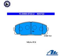 ATE 13.0460-5722.2 Brake Pad Set, disc brake for TOYOTA
