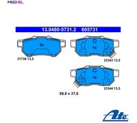 ATE 13.0460-5731.2 Brake pad set