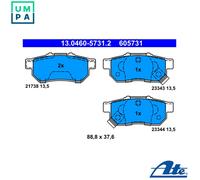 ATE 13.0460-5731.2 Brake pad set