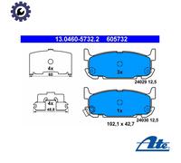 ATE 13.0460-5732.2 Brake pad set