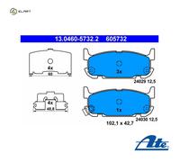 BRAKE PAD SET DISC BRAKE 13.0460-5732.2 FOR MAZDA ROADSTER/II MX-5/Mk MIATA 1.8L