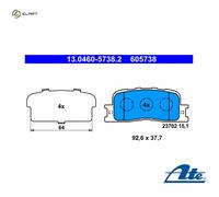 BRAKE PAD SET DISC BRAKE FOR TOYOTA CAMRY/V WINDOM LEXUS ES/Sedan 2.4L 4cyl 3.0L