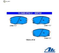 BRAKE PAD SET DISC BRAKE 13.0460-5742.2 FOR HYUNDAI AVANTE i30/II ELANTRA KIA
