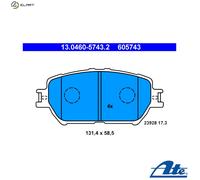 Brake pads 13.0460-5743.2 ATE for TOYOTA LEXUS