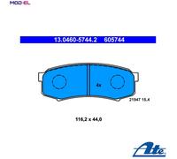 BRAKE PAD SET DISC BRAKE 13.0460-5744.2 FOR MITSUBISHI PAJERO/CLASSIC/SHOGUN