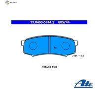 ATE 13.0460-5744.2 Brake pad set