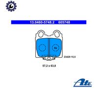 ATE Brake pad set 13.0460-5748.2 with acoustic wear warning LEXUS: IS I Saloon, GS II, IS I Sportcross, TOYOTA: Altezza