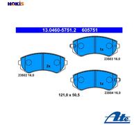 ATE 13.0460-5751.2 Brake pad set