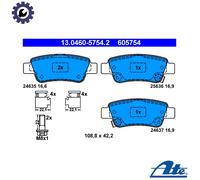 DISC BRAKE PADS SET FOR HONDA CR V III RE K24Z4 K24Z1 R20A2 K24A1 N22A2 ATE