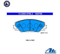 Brake pads 13.0460-5766.2 ATE for TOYOTA RAV 4 III PRIUS PLUS AURIS RAV 4 IV