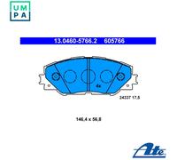 BRAKE PAD SET DISC BRAKE 13.0460-5766.2 FOR TOYOTA COROLLA/iM MIRAI AQUA RAV