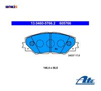 BRAKE PAD SET DISC BRAKE 13.0460-5766.2 FOR TOYOTA COROLLA/iM MIRAI AQUA RAV