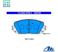 ATE 13.0460-5768.2 Brake pad set
