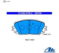 Brake pads 13.0460-5768.2 ATE for TOYOTA YARIS/VITZ YARIS Hatchback Van