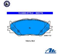 ATE Brake pad set 13.0460-5770.2 Brake pads,Brake pad set, disc brake LEXUS,IS II (GSE2_, ALE2_, USE2_),IS III (GSE3_, AVE3_),IS C (GSE2_)