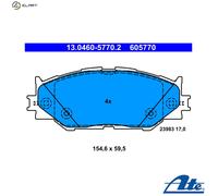 Brake pads 13.0460-5770.2 ATE for LEXUS IS II IS C IS III