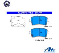 BRAKE PAD SET DISC BRAKE 13.0460-5774.2 FOR SUZUKI M13A 1.3L M16A 1.6L8HY 1.4L
