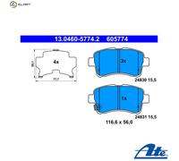 BRAKE PAD SET DISC BRAKE FOR SUZUKI LIANA/Hatchback AERIO BALENO M13A 1.3L 4cyl