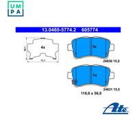 BRAKE PAD SET DISC BRAKE 13.0460-5774.2 FOR SUZUKI M13A 1.3L M16A 1.6L8HY 1.4L