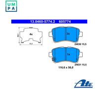 BRAKE PAD SET DISC BRAKE FOR SUZUKI LIANA/Hatchback AERIO BALENO M13A 1.3L 4cyl
