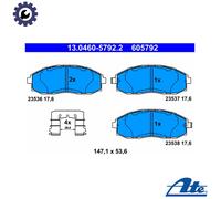BRAKE PAD SET DISC BRAKE 13.0460-5792.2 FOR HYUNDAI SATELLITE/Bus H150/Van 2.5L