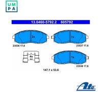Fits ATE 13.0460-5792.2 Brake Pad Set, disc brake UK Stock