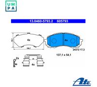 Brake pads 13.0460-5793.2 ATE for SUBARU IMPREZA Saloon IMPREZA Estate LEGACY V