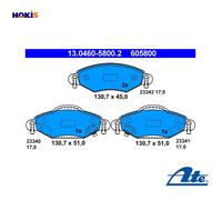 BRAKE PAD SET DISC BRAKE 13.0460-5800.2 FOR TOYOTA YARIS/VERSO/VAN/FUN/CARGO