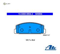 ATE 13.0460-5804.2 Brake pad set