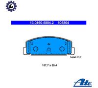 ATE 13.0460-5804.2 Brake pad set