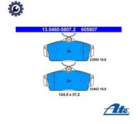 BRAKE PAD SET DISC BRAKE 13.0460-5807.2 FOR NISSAN SENTRA/II/Hatchback PULSAR