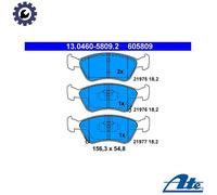 BRAKE PAD SET DISC BRAKE 13.0460-5809.2 FOR TOYOTA 7A-FE 1.8L 4A-FE 1.6L 4cyl