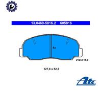 BRAKE PAD SET DISC BRAKE 13.0460-5816.2 FOR DAIHATSU WILDCAT/ROCKY FEROZA/Top