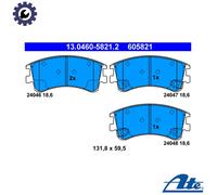 BRAKE PAD SET DISC BRAKE 13.0460-5821.2 FOR MAZDA ATENZA/Station/Wagon 2.3L 4cyl