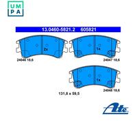 BRAKE PAD SET DISC BRAKE 13.0460-5821.2 FOR MAZDA ATENZA/Station/Wagon 2.3L 4cyl