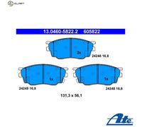 ATE Brake Pad Set 13.0460-5822.2 for Mazda 6 Saloon/Hatchback 1.8