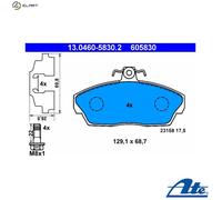 BRAKE PAD SET DISC BRAKE 13.0460-5830.2 FOR LAND ROVER FREELANDER/Soft/Top/SUV